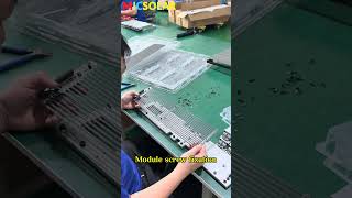 How to Assemble a transparent LED Cabinet?#ledtransparentscreen #leddisplay #ledfactory #ledscreen