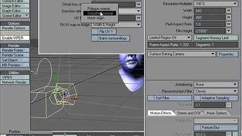 LightWave 9 Surface Baking Camera