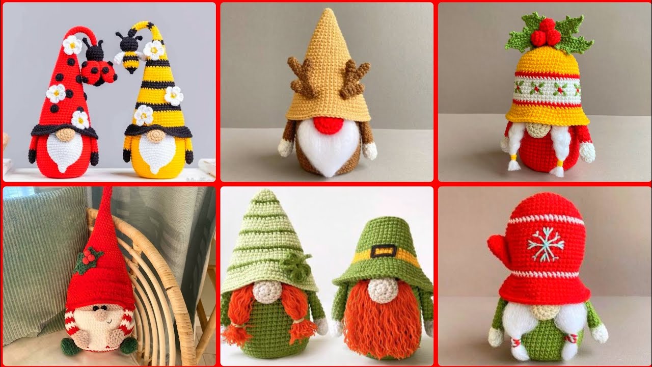 Printable crochet gnome Pattren free Ideas 
