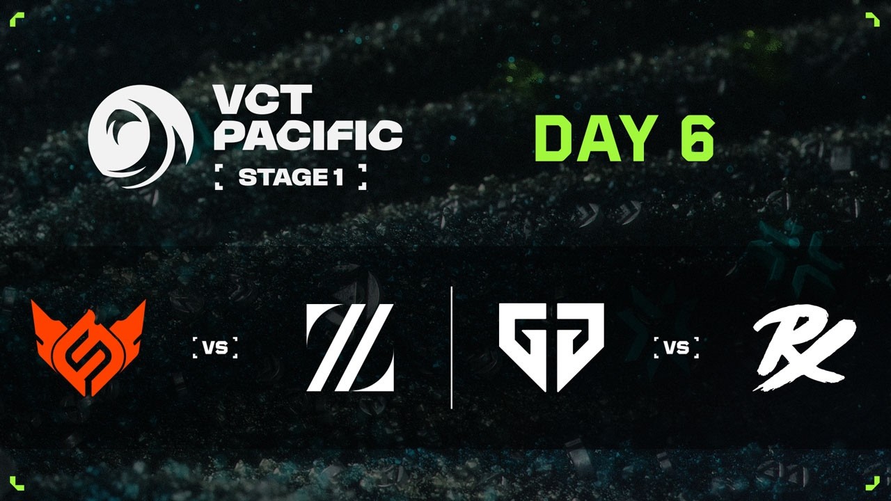 FS vs ZETA / GEN vs PRX – VCT 퍼시픽 – 스테이지 1 – 그룹 스테이지 –  Day 6