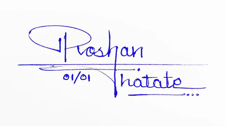 Signature Design #signature | Satish Calligraphy