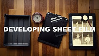 Developing Sheet Film