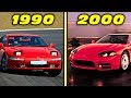Mitsubishi 3000GT / GTO - History / Evolution (1990 - 2000) [4K]