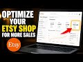 How to Optimize Your Etsy Shop for More Sales - Complete Guide