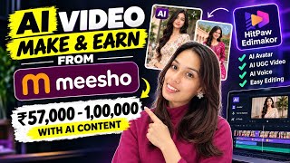 How to Make Meesho Affiliate Videos with AI | Earn Money From Meesho💰