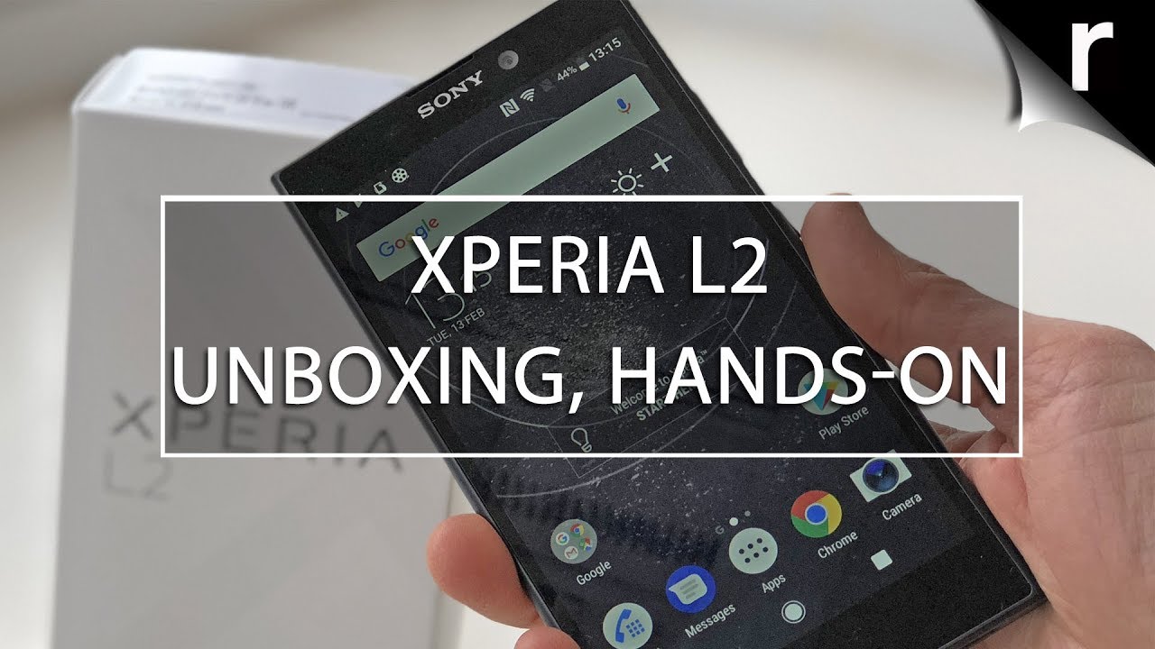 Sony Xperia L2 - Распаковка