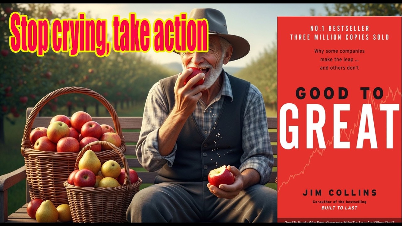 the book good to great Stop crying take action