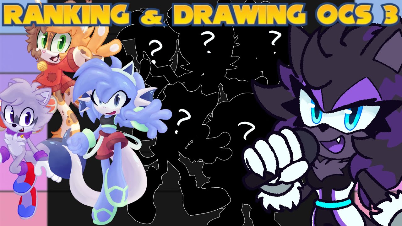 RANKING and DRAWING YOUR SONIC OCs 3 - YouTube