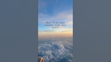 What’s on your bucket list for 2023? #bucketlist #travel #vacation