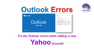 Outlook Error - Yahoo - Something went wrong - We couldn’t log on… (POP/IMAP) server