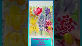#WWCM2026 Day 31 Random Flowers & Im DONE!   #worldwatercolormonth #worldwatercolormonth2026 #100%