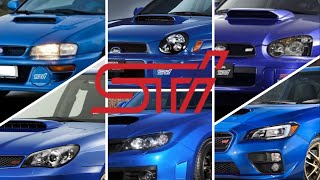 HISTORIA Y EVOLUCIÓN  SUBARU IMPREZA WRX STI