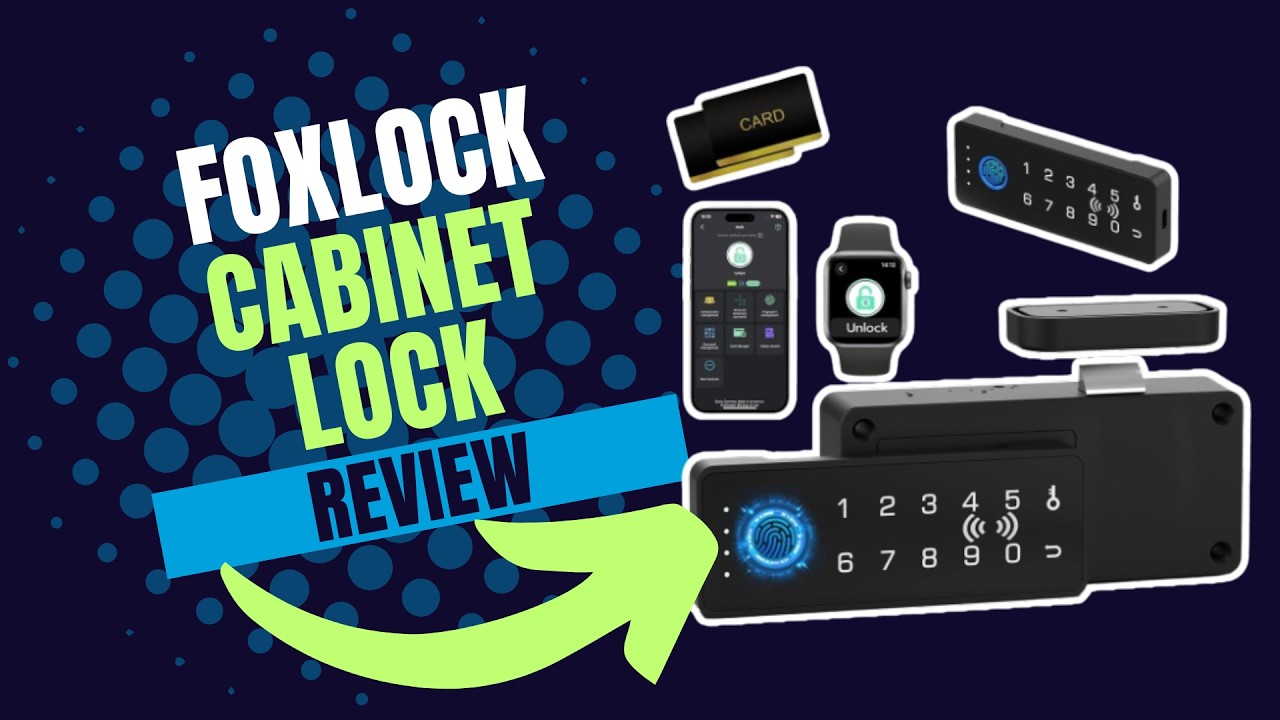 Foxlock Smart Cabinet Lock. EASY TO USE! SEE HOW IT WORKS! - YouTube