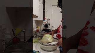 Cabbage, squash, zucchini zucchini and sausage 