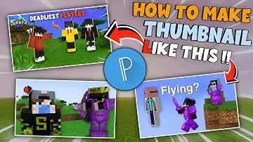 How To Make LIFESTEAL Thumbnail in Android // Make Thumbnail Like SenpaiSpider And Psd1 (Easy Trick)