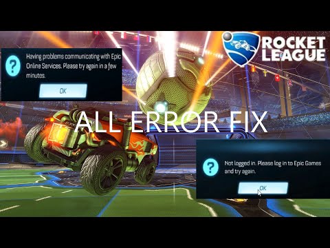 not logged into rocket league servers fix .(100% works with proof)