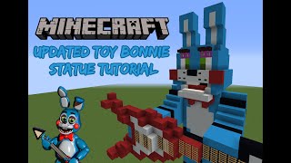 Minecraft Tutorial RE-DO: Updated Toy Bonnie Statue (Five Nights at Freddy's 2)