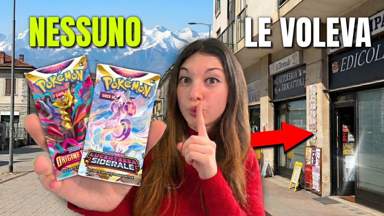 Ho trovato pacchetti di carte Pokémon VECCHI dimenticati in EDICOLA e ...