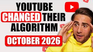 YouTube's New Algorithm Update for October 2026 Explained (How to Go Viral Faster on YouTube)