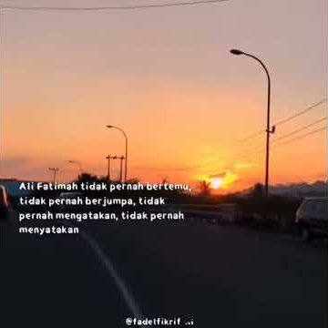 Story wa creramah tentang jodoh tentang Ali dan Fatimah Virall 2020