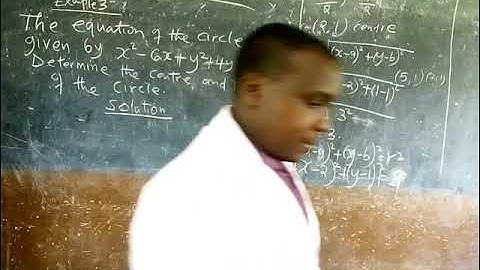2024 KCSE EQUATION OF A CIRCLE.