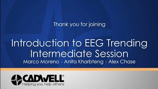 Intermediate EEG Trending: Marco Moreno, M.A., R.EEG T.