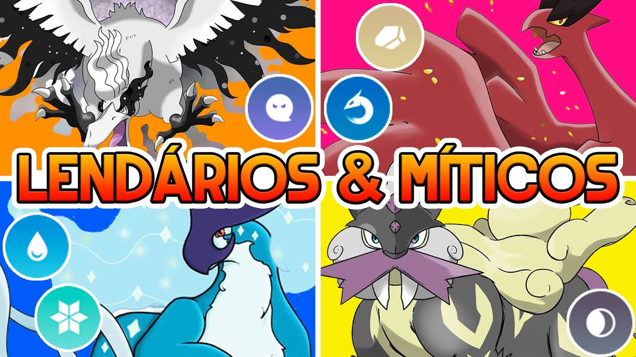 COMO SERIAM NOVAS FORMAS DE POKÉMON LENDÁRIOS E MÍTICOS ?? 