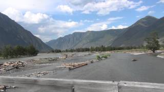 Последствия разлива рек в долине Чулышман
