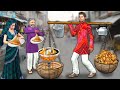 Street Running Samosa Wala Indian Famous Street Food Hindi Kahani Moral Stories Funny Comedy Video