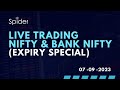 LIVE BANK NIFTY &amp; NIFTY TRADING | EXPIRY SPECIAL | 07 SEPTEMBER 2023