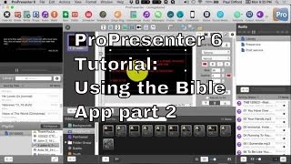 Famous ProPresenter 6 Tutorial  Using Bibles Part 2 Wealth