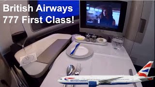 British Airways 777 First Class London to Houston Trip Report