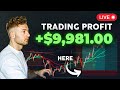 Live crypto trading  how to profit 9981 in a week  10x strategy