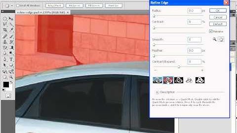 REFINE EDGE COMMAND, Creating Selections in Photoshop CS-4 - Chapter 10
