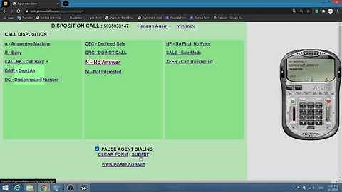 How to use vici dialer agent prospective