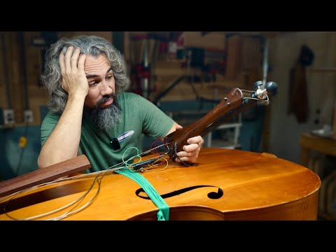 Can We Save This 100 Year Old Upright Bass From The Dumpster?