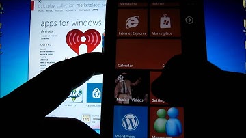 Windows Phone 7 running on HTC HD2.mp4