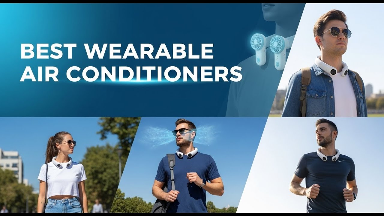 TOP 5 Best Wearable Air Conditioners 2026 | Rechargeable wearable fan