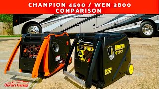 Comparing the Wen 3800 to the Champion 4500 Explaining some of the Similarities (Generator Review)