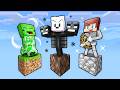 JJ vs Mikey vs Carrie: MOBS ONE BLOCK SURVIVE in Minecraft - Maizen