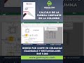 Calculo de la fuerza cortante en la columna #geniospro #ingenieria #plantillasingenieria
