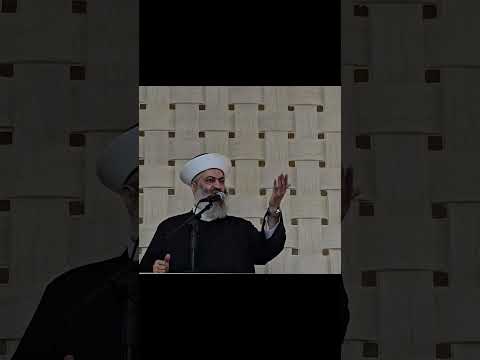 خطبة الجمعة لسماحة مفتي عكار فضيلة الشيخ زيد محمد بكار زكريا في مسجد الخضر في بلدة تلحياة عكار