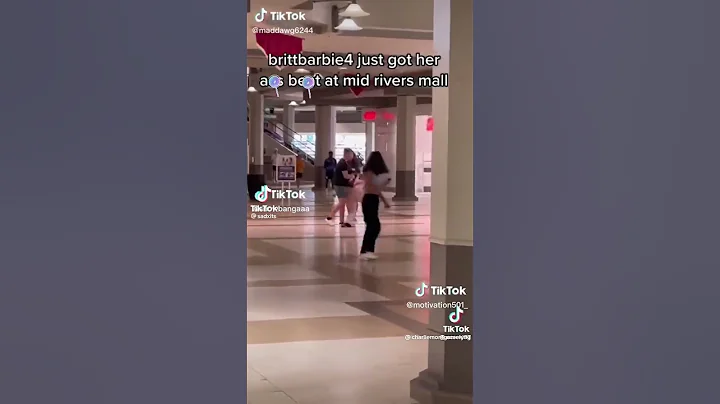 Britt Barbie gets beat up at the mall