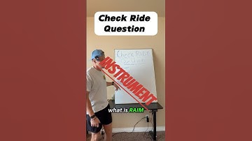 What does RAIM stand for + how is it used?  #flightschool #studentpilot