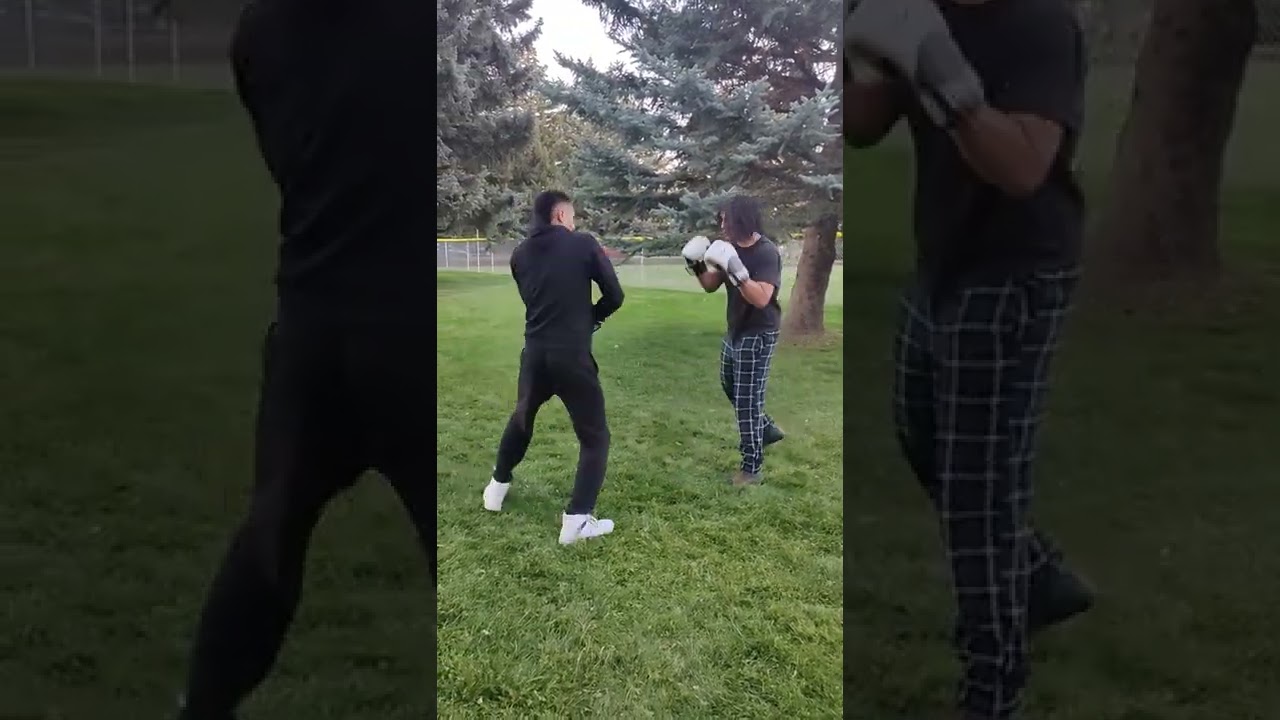 Smoke G V.S Future Heavyweight champion only 16 years old (Boxing)