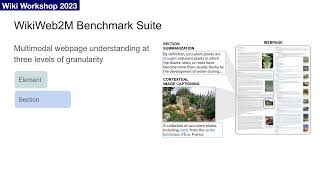 Session 9: WikiWeb2M: A Page-Level Multimodal Wikipedia Dataset
