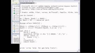 compile exploit perl