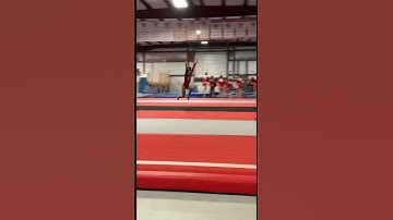 Front Handspring Front Layout #loveleigymnast #gymnasticsshorts #gymnasticsfloorroutine #gymnastics