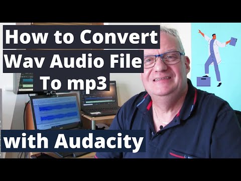 How to convert a WAV audio file to mp3 with audacity 2020