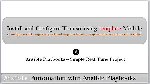 Simple Devops project with Ansible  | Java, Tomcat Installation and Configuration using Playbook